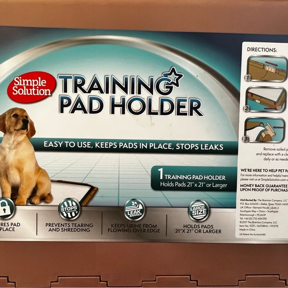 Simple Solution Pet Training Pad Holder 21” x 21” - Picture 3 of 5